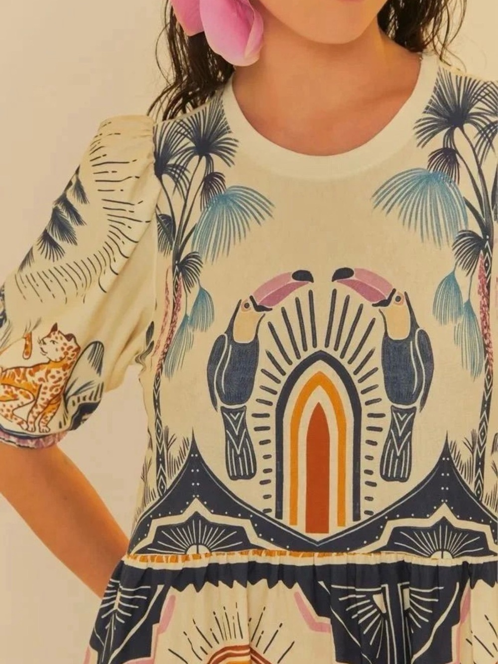 Farm Rio Chapada dos Veadeiros Maxi Dress - Picture 3 of 5